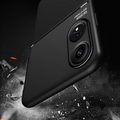 For Oppo A1 Pro 5G / Reno8 T 5G PU Leather+TPU Phone Case Lines Imprinted Protective Phone Cover