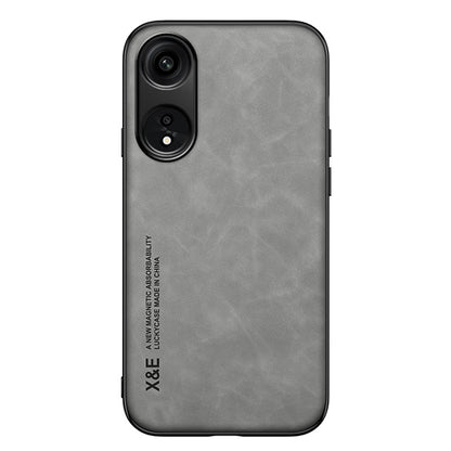 X&E For Oppo A1 Pro 5G / Reno8 T 5G Skin-touch Leather Coated TPU+PC Cover Protective Phone Case