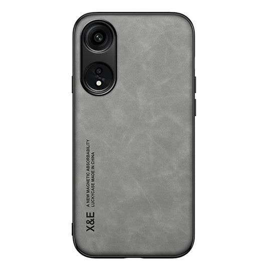 X&E For Oppo A1 Pro 5G / Reno8 T 5G Skin-touch Leather Coated TPU+PC Cover Protective Phone Case