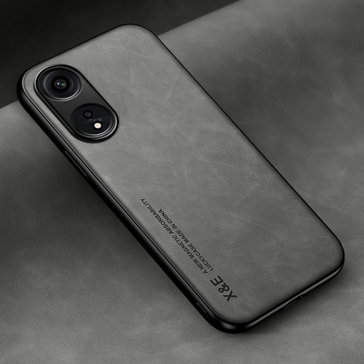 X&E For Oppo A1 Pro 5G / Reno8 T 5G Skin-touch Leather Coated TPU+PC Cover Protective Phone Case