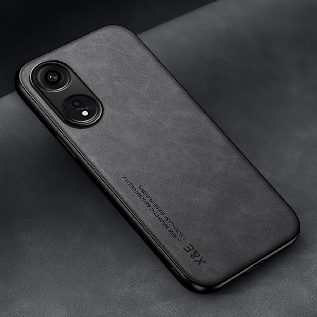 X&E For Oppo A1 Pro 5G / Reno8 T 5G Skin-touch Leather Coated TPU+PC Cover Protective Phone Case