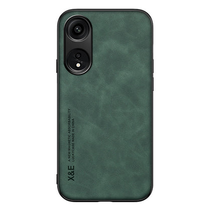 X&E For Oppo A1 Pro 5G / Reno8 T 5G Skin-touch Leather Coated TPU+PC Cover Protective Phone Case