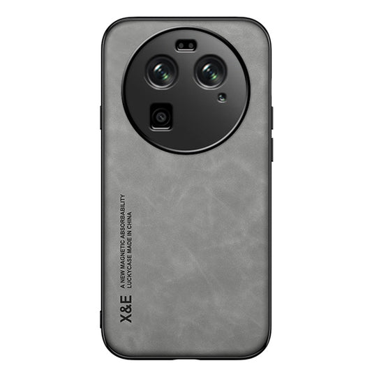 X&E For Oppo Find X6 PU Leather Coated TPU+PC Phone Case Skin-touch Phone Cover