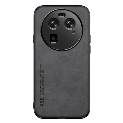 X&E For Oppo Find X6 PU Leather Coated TPU+PC Phone Case Skin-touch Phone Cover