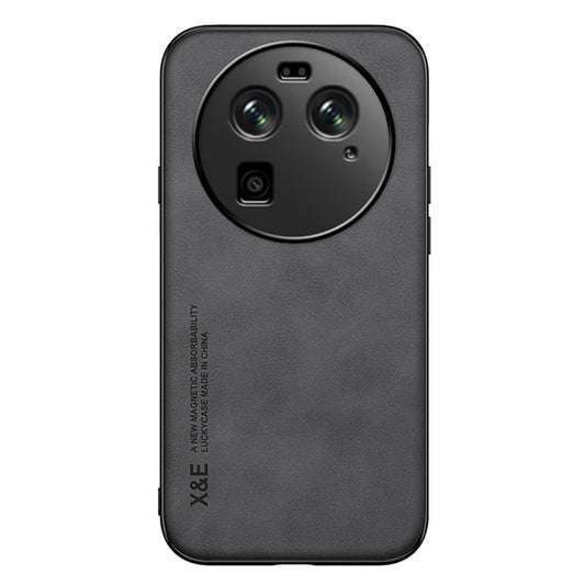 X&E For Oppo Find X6 PU Leather Coated TPU+PC Phone Case Skin-touch Phone Cover