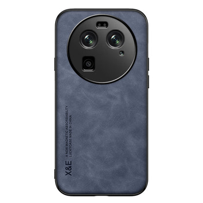 X&E For Oppo Find X6 PU Leather Coated TPU+PC Phone Case Skin-touch Phone Cover