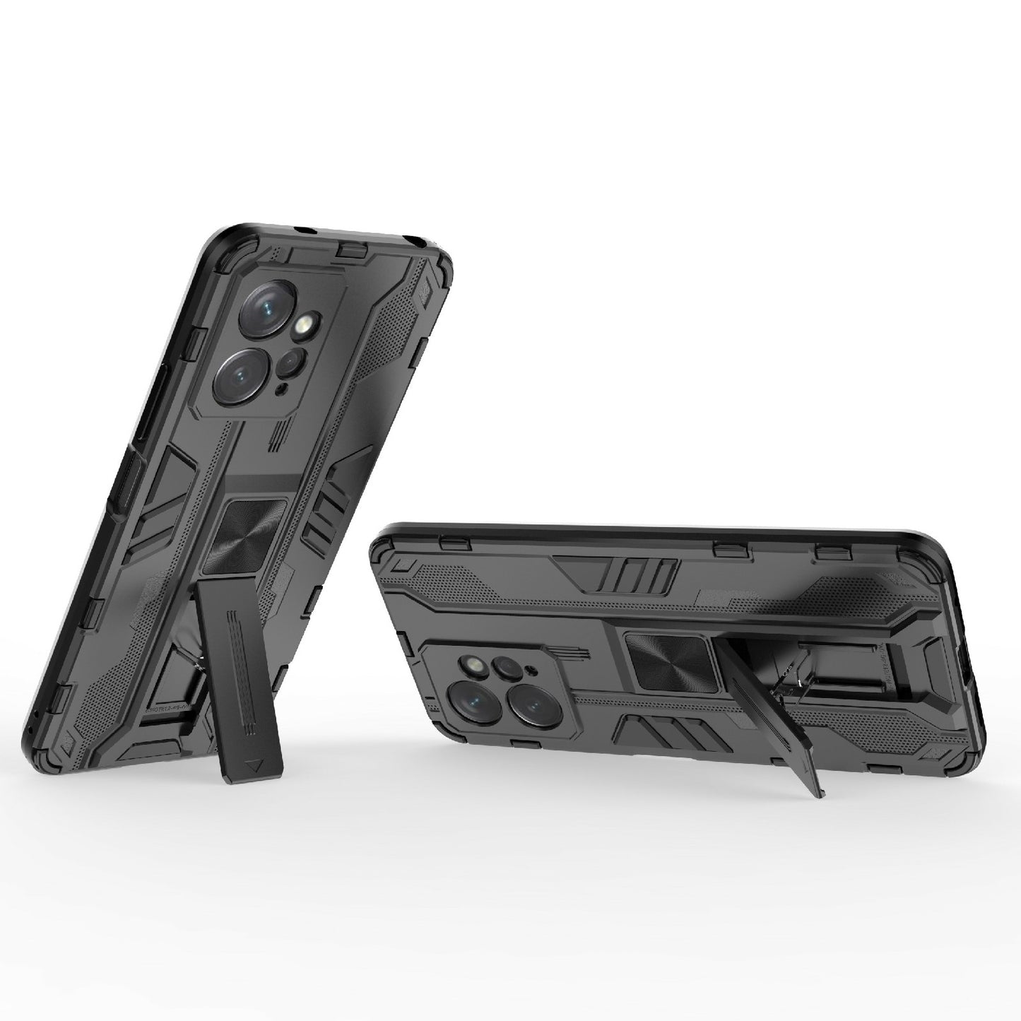 For Xiaomi Redmi Note 12 4G Kickstand Phone Case Hard PC Soft TPU Cell Phone Cover