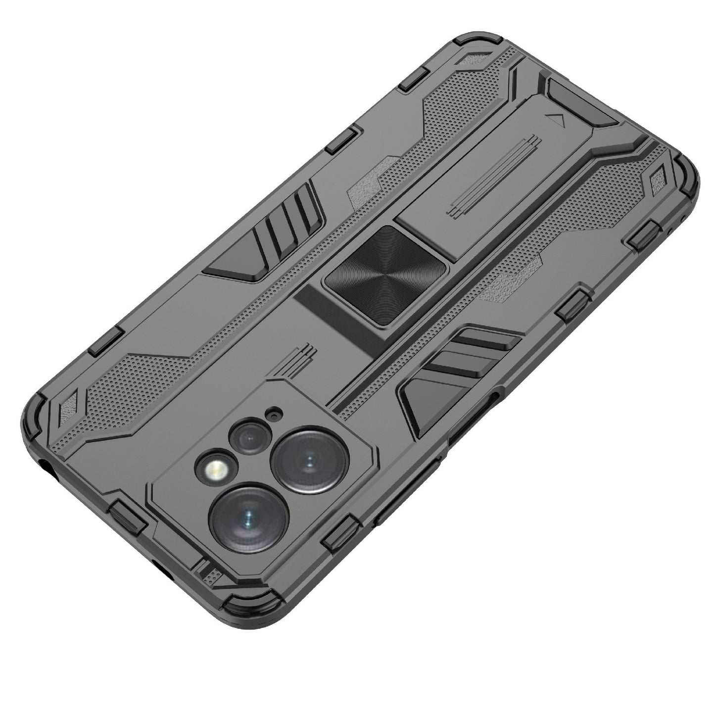 For Xiaomi Redmi Note 12 4G Kickstand Phone Case Hard PC Soft TPU Cell Phone Cover
