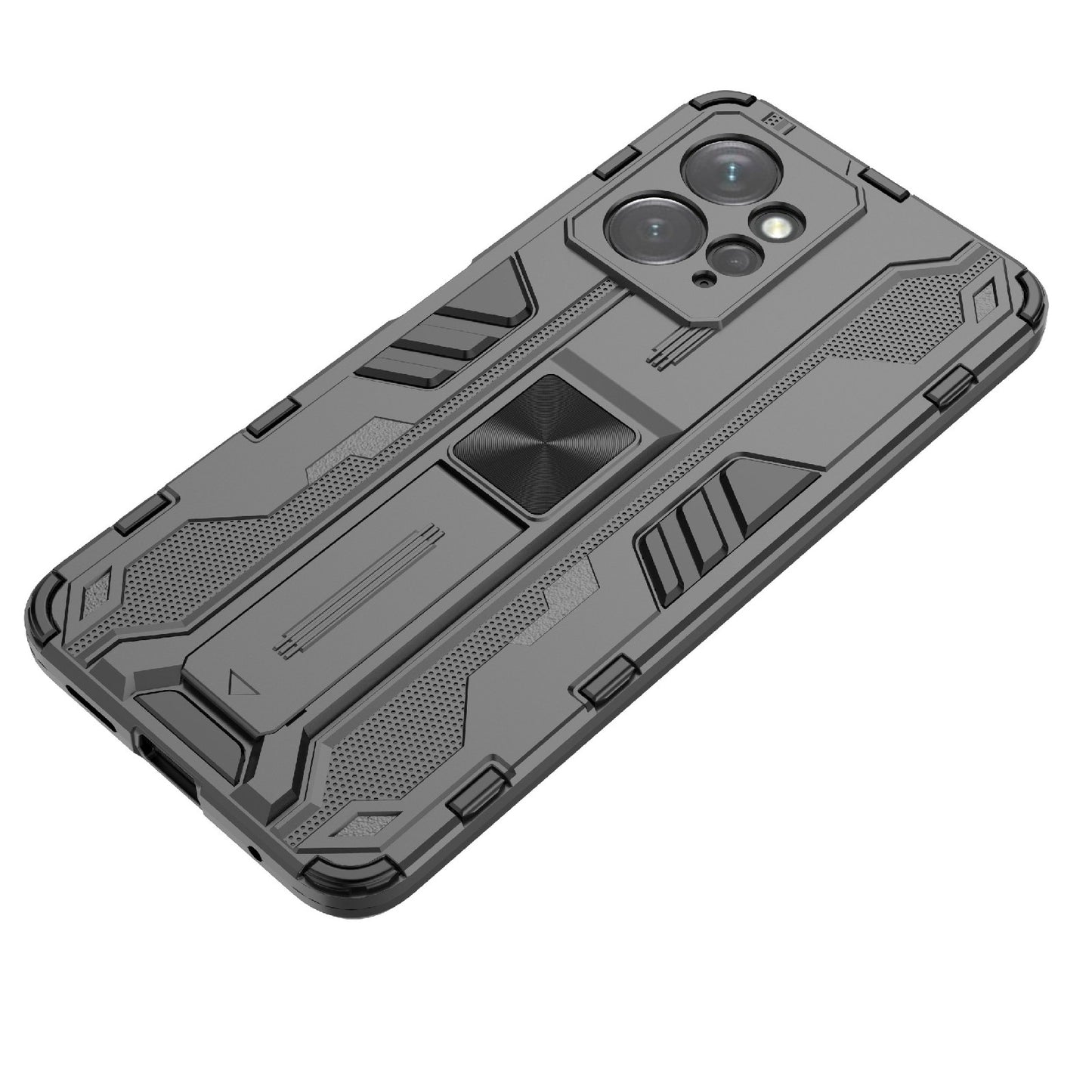 For Xiaomi Redmi Note 12 4G Kickstand Phone Case Hard PC Soft TPU Cell Phone Cover