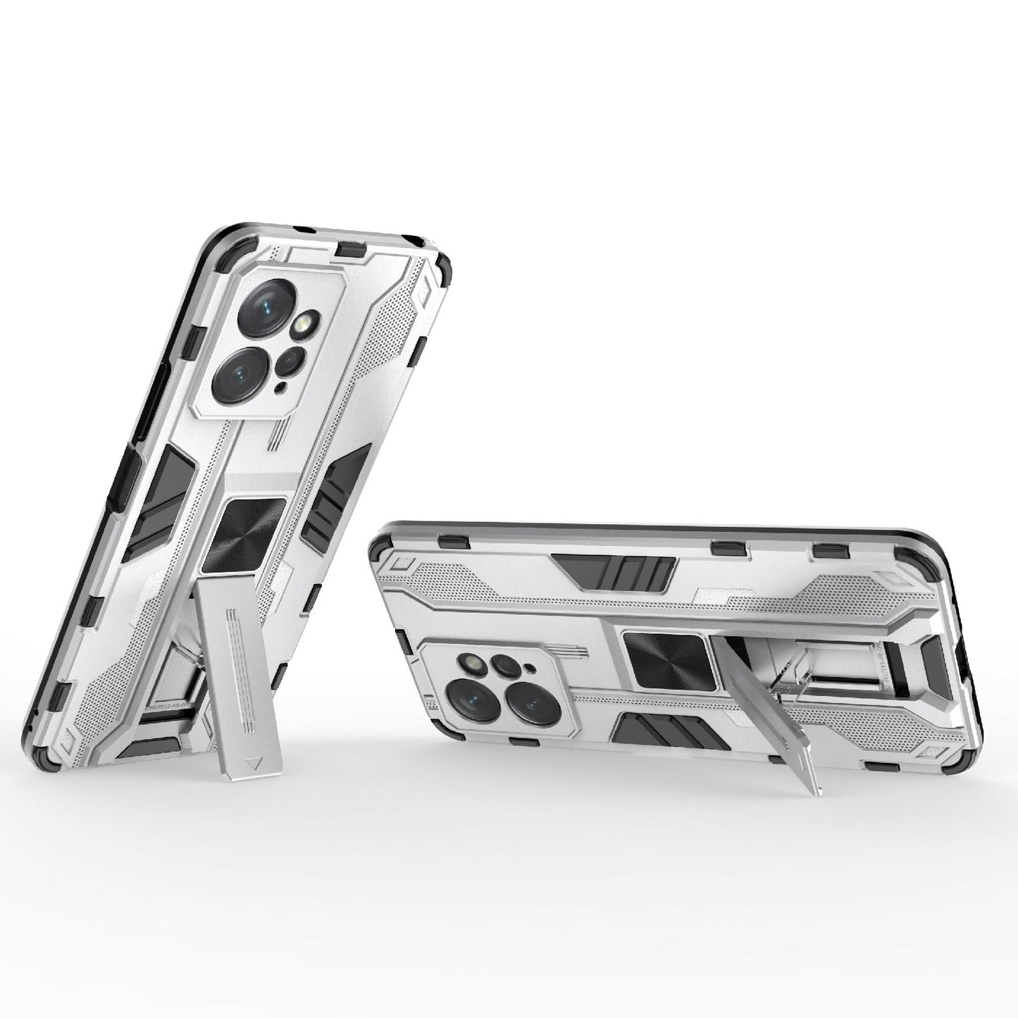 For Xiaomi Redmi Note 12 4G Kickstand Phone Case Hard PC Soft TPU Cell Phone Cover