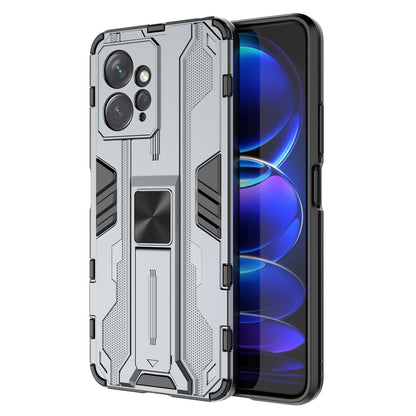 For Xiaomi Redmi Note 12 4G Kickstand Phone Case Hard PC Soft TPU Cell Phone Cover