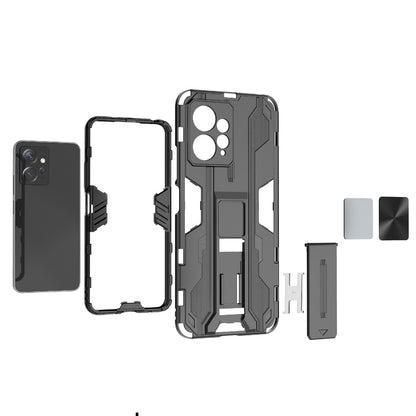 For Xiaomi Redmi Note 12 4G Kickstand Phone Case Hard PC Soft TPU Cell Phone Cover