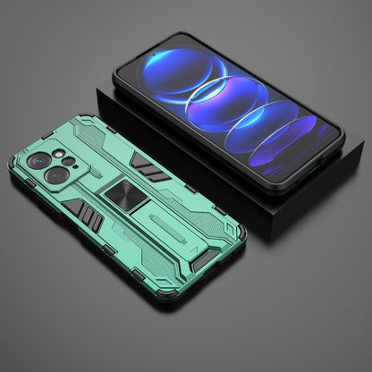 For Xiaomi Redmi Note 12 4G Kickstand Phone Case Hard PC Soft TPU Cell Phone Cover
