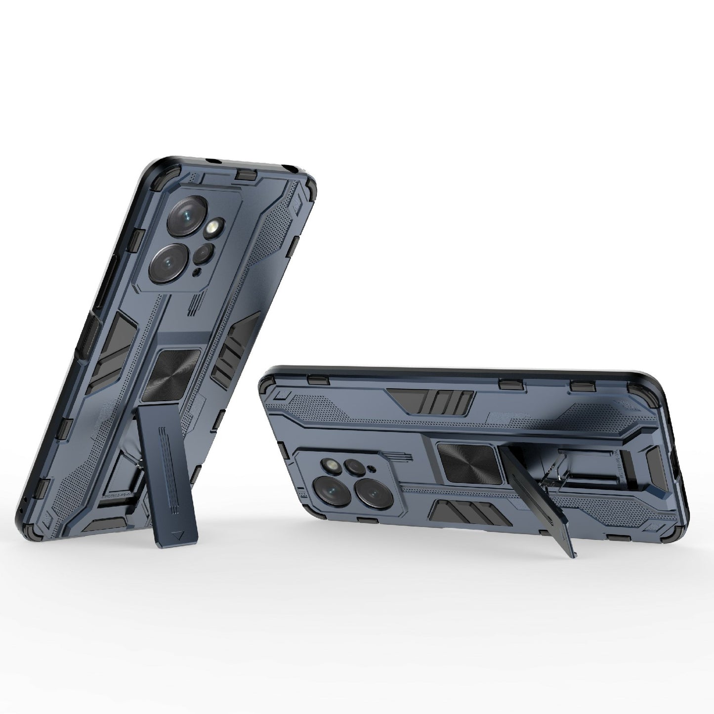 For Xiaomi Redmi Note 12 4G Kickstand Phone Case Hard PC Soft TPU Cell Phone Cover