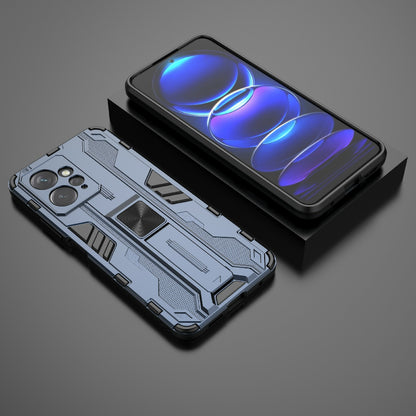 For Xiaomi Redmi Note 12 4G Kickstand Phone Case Hard PC Soft TPU Cell Phone Cover