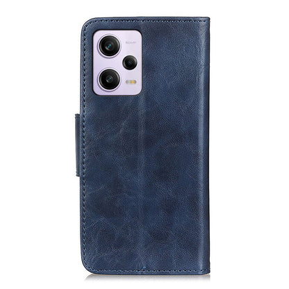 For Xiaomi Redmi Note 12 Pro+ 5G / Note 12 Explorer 5G Split Leather Wallet Phone Stand Case Crazy Horse Texture Cover