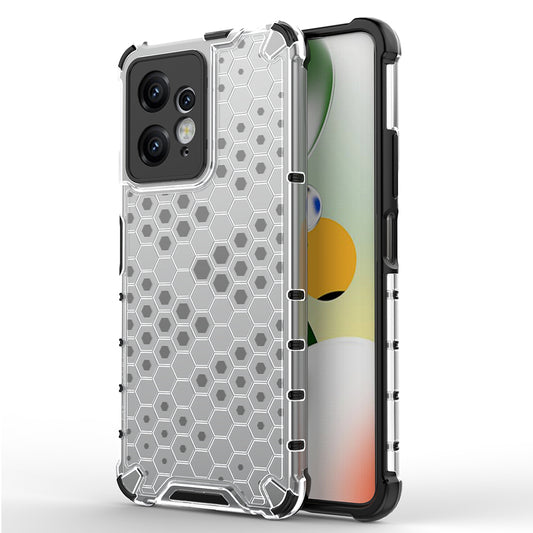 For Xiaomi Redmi Note 12 4G Honeycomb Texture Phone Case TPU+PC Anti-drop Smartphone Cover