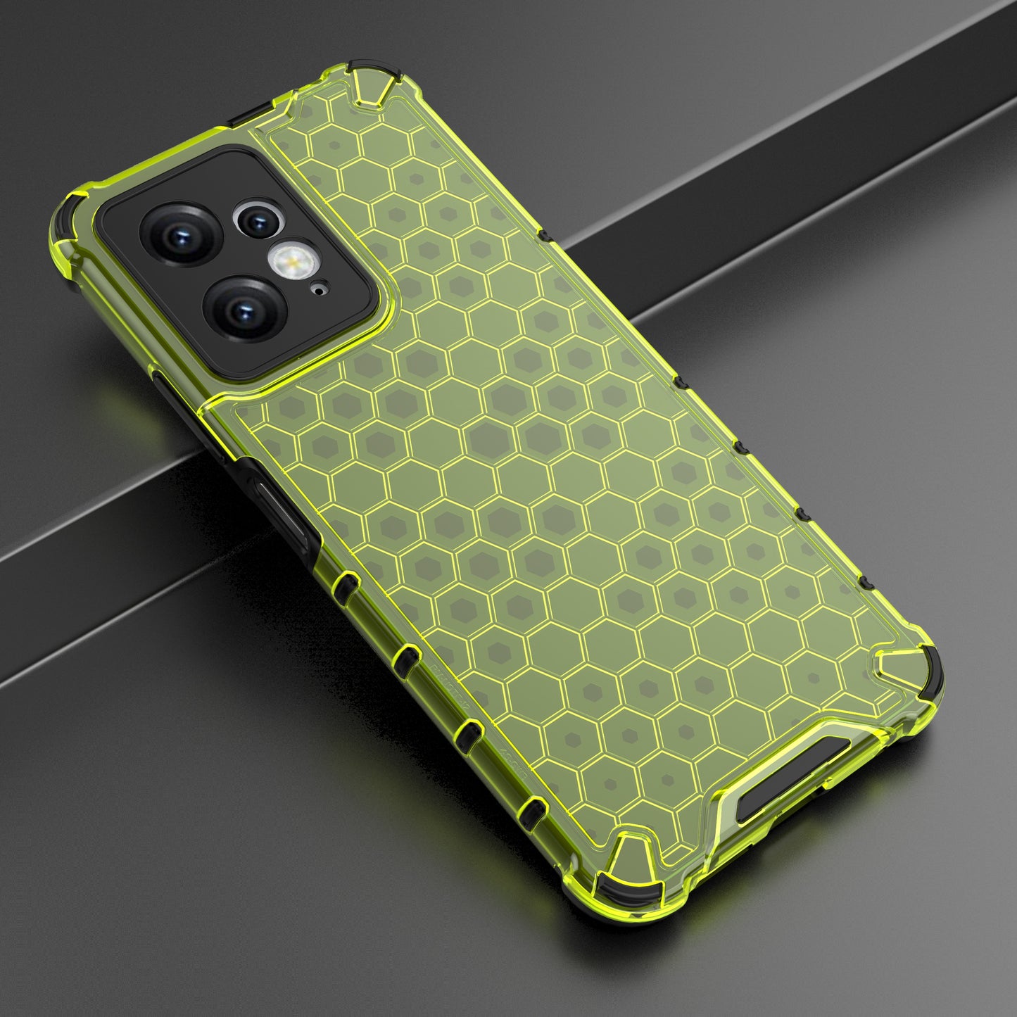 For Xiaomi Redmi Note 12 4G Honeycomb Texture Phone Case TPU+PC Anti-drop Smartphone Cover