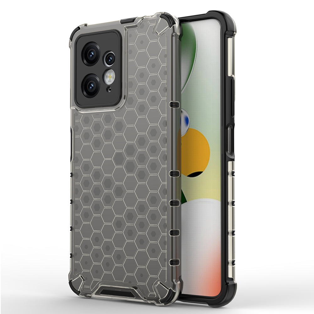 For Xiaomi Redmi Note 12 4G Honeycomb Texture Phone Case TPU+PC Anti-drop Smartphone Cover