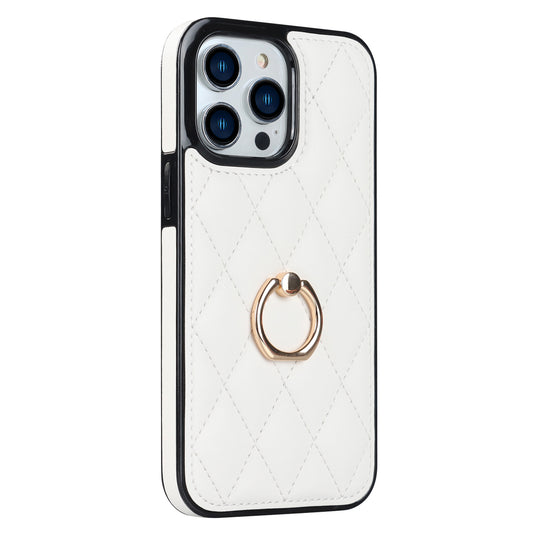 For iPhone 12 Pro / 12 PU Leather+TPU Cell Phone Case Shockproof Kickstand Phone Cover