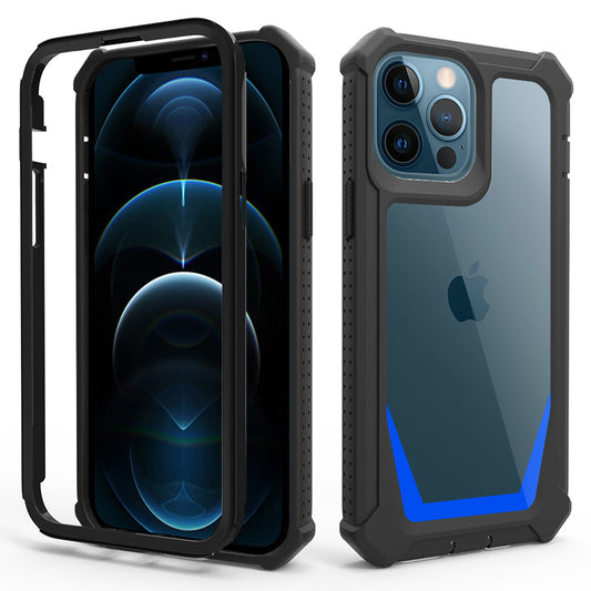 For iPhone 14 Pro Crystal Clear Phone Case Detachable 2-in-1 TPU + Acrylic Corner Protection Phone Cover