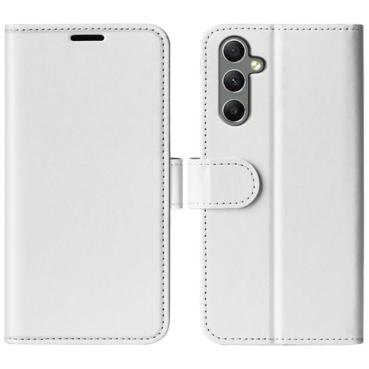 For Samsung Galaxy A24 4G PU Leather Wallet Flip Cover Crazy Horse Texture Stand Phone Case