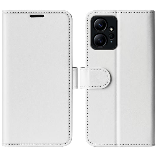 For Xiaomi Redmi Note 12 4G Crazy Horse Texture Drop-proof Phone Case PU Leather Wallet Flip Stand Cover