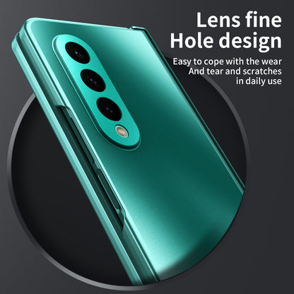 For Samsung Galaxy Z Fold4 5G Hard PC Phone Case Anti-Drop Protective Phone Shell Cover with Screen Film