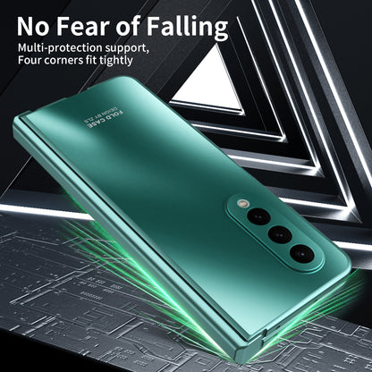 For Samsung Galaxy Z Fold4 5G Hard PC Phone Case Anti-Drop Protective Phone Shell Cover with Screen Film