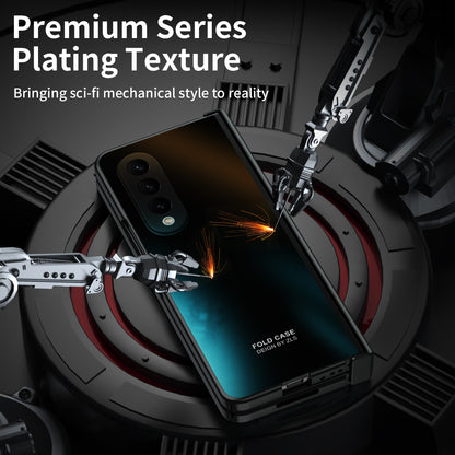 For Samsung Galaxy Z Fold4 5G Hard PC Phone Case Anti-Drop Protective Phone Shell Cover with Screen Film