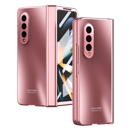 For Samsung Galaxy Z Fold4 5G Hard PC Phone Case Anti-Drop Protective Phone Shell Cover with Screen Film