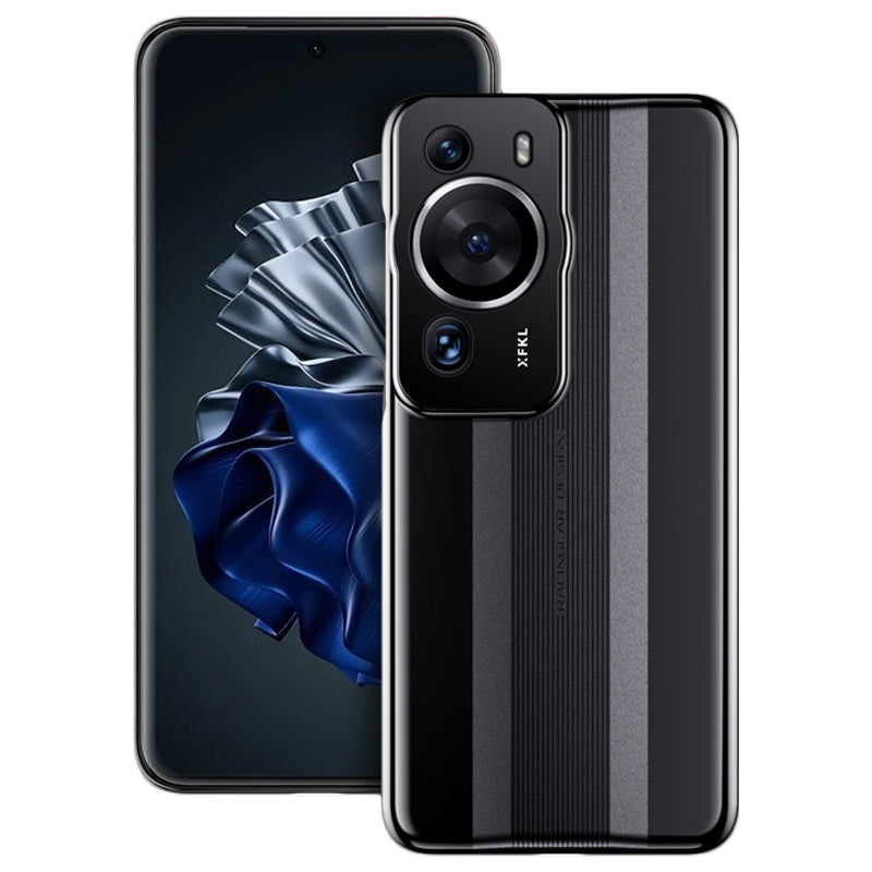 Shockproof Phone Back Case for Huawei P60 Pro Electroplated Hard PC Anti-drop Protective Cover