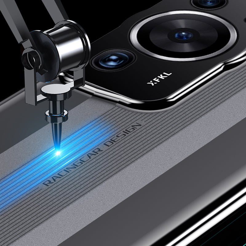 Shockproof Phone Back Case for Huawei P60 Pro Electroplated Hard PC Anti-drop Protective Cover