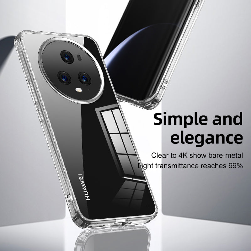 Cellphone Case for Honor Magic5 Pro PC+TPU Shockproof Airbag Protection Phone Cover