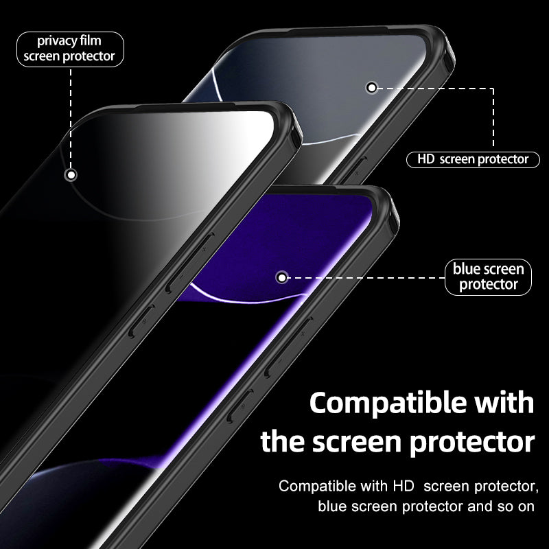 Cellphone Case for Honor Magic5 Pro PC+TPU Shockproof Airbag Protection Phone Cover