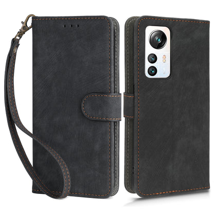 For Blackview A85 PU Leather Flip Wallet Case RFID Blocking Stand Phone Cover with Strap
