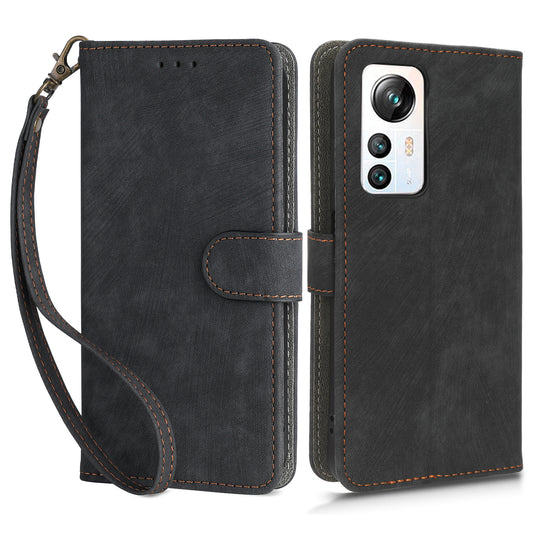 For Blackview A85 PU Leather Flip Wallet Case RFID Blocking Stand Phone Cover with Strap