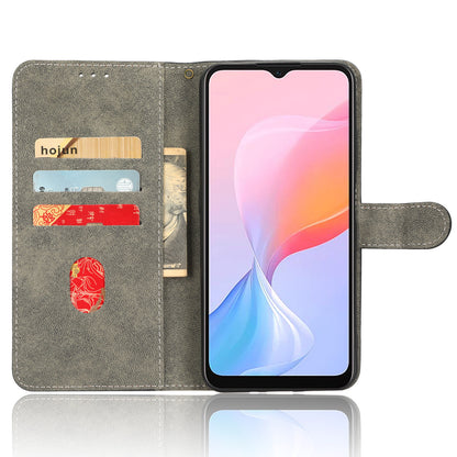 For Blackview A85 PU Leather Flip Wallet Case RFID Blocking Stand Phone Cover with Strap