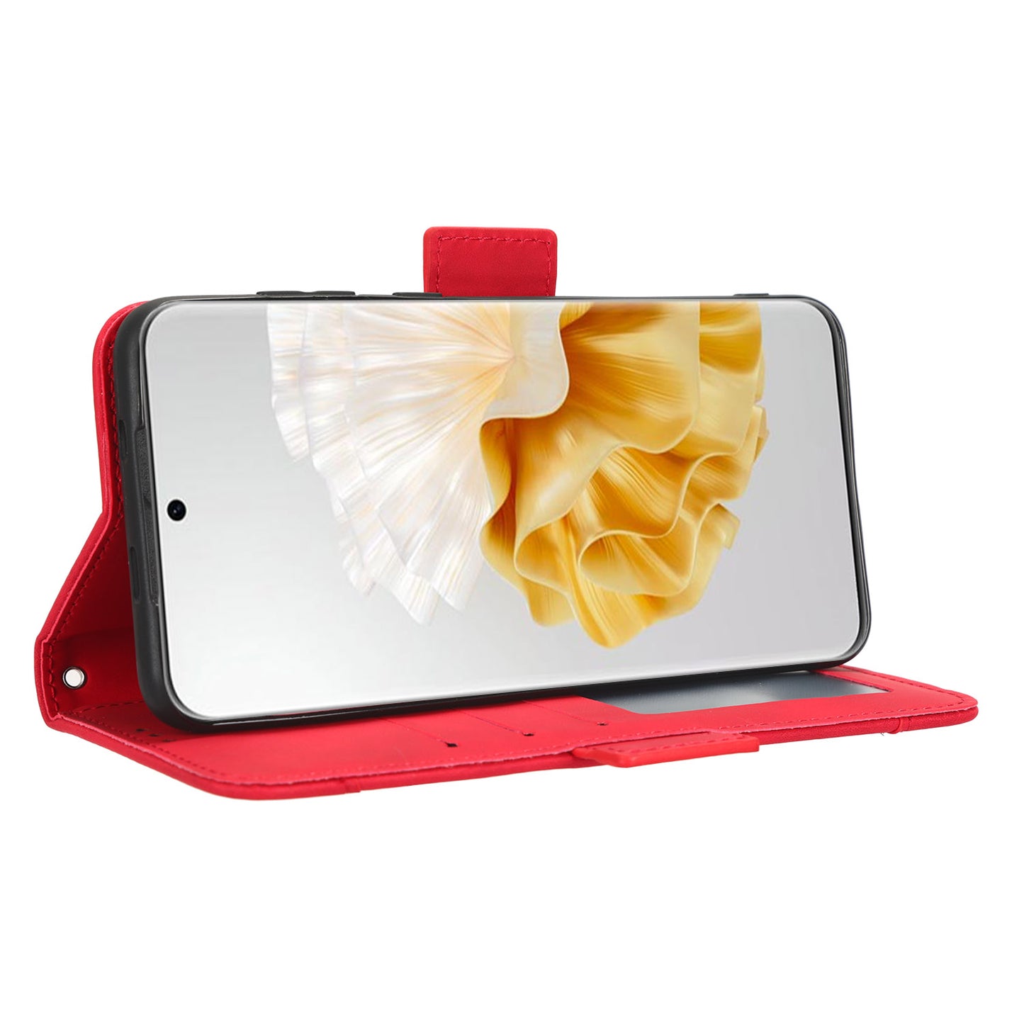 For Huawei P60 Pro / P60 Multiple Card Slots Leather Phone Cover Phone Shell Wallet Cell Phone Case