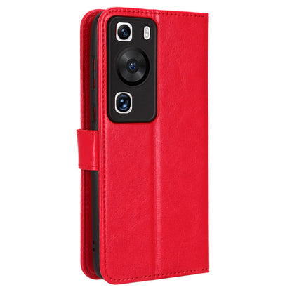 For Huawei P60 Pro / P60 Anti-Dust Crazy Horse Texture Wallet Phone Case PU Leather Phone Stand Cover