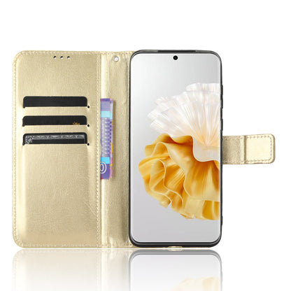 For Huawei P60 Pro / P60 Anti-Dust Crazy Horse Texture Wallet Phone Case PU Leather Phone Stand Cover