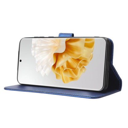 For Huawei P60 Pro / P60 Flip PU Leather Protective Cover Diamond Texture Wallet Anti-Scratch Phone Case