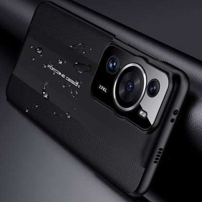 Phone Case for Huawei P60 Pro PU Leather PC Case Anti-Scratch Protective Cell Phone Cover