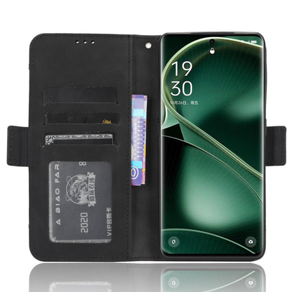 For Oppo Find X6 Stand Function Phone Shell Multiple Card Slots Leather Phone Cover Wallet Phone Case