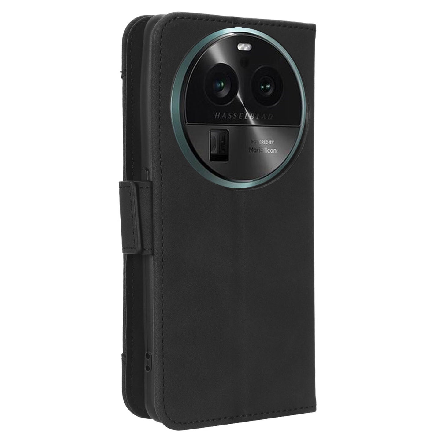 For Oppo Find X6 Stand Function Phone Shell Multiple Card Slots Leather Phone Cover Wallet Phone Case