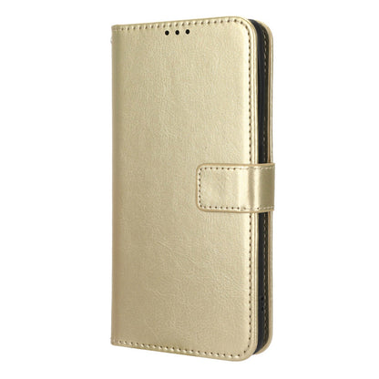 For Oppo Find X6 PU Leather Flip Folio Case Crazy Horse Texture Wallet Stand Phone Cover with Strap