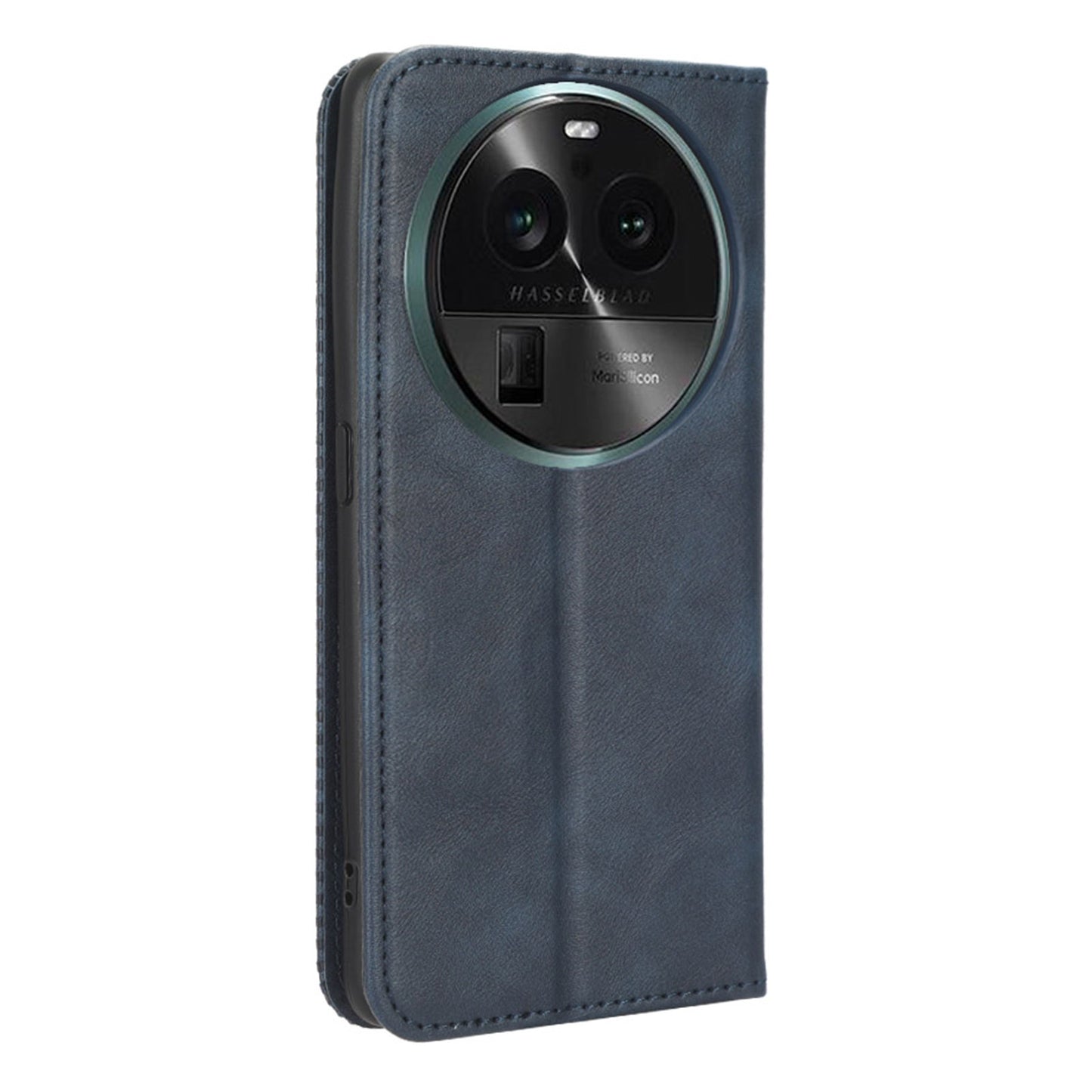 Stand Shell for Oppo Find X6 Pro PU Leather Magnetic Retro Phone Cover Cell Phone Wallet Case