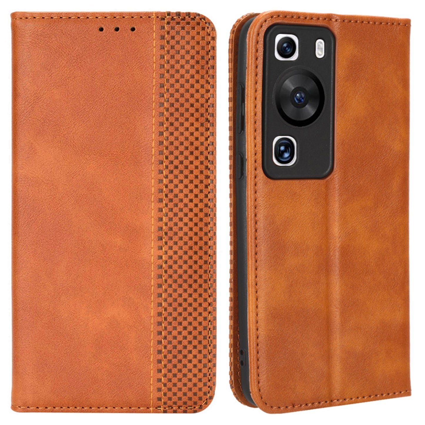 Stand Shell for Oppo Find X6 Pro PU Leather Magnetic Retro Phone Cover Cell Phone Wallet Case