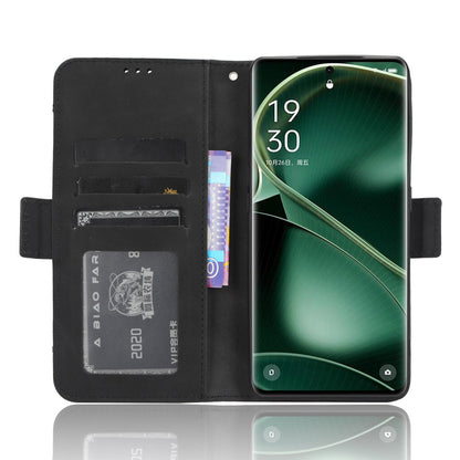 Wallet Phone Shell for Oppo Find X6 Pro Leather Flip Cover Multiple Card Slots Phone Case with Stand