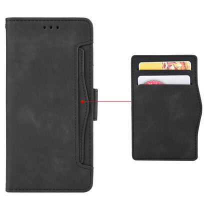 Wallet Phone Shell for Oppo Find X6 Pro Leather Flip Cover Multiple Card Slots Phone Case with Stand